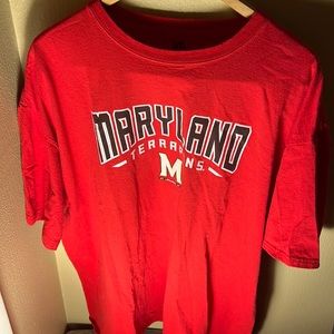 NCAA Knights Apparel Men’s Maryland Terrapins Tee Color Red Size 2XL
